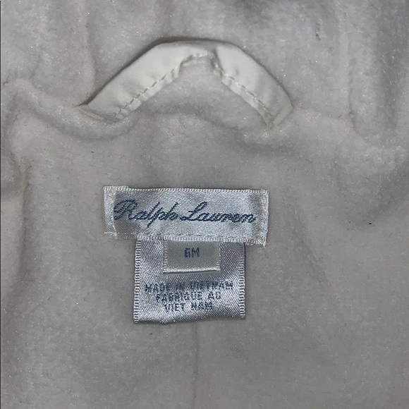 Ralph Lauren white snow suite for toddlers - Picture 2 of 2
